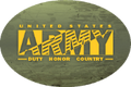 Oval US Army Magnet (Duty, Honor, Country)