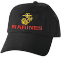 Marines DEMB on Black Ballcap