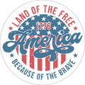 1776 America Sticker