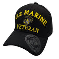US Marine Veteran Emblem Hat Navy Blue