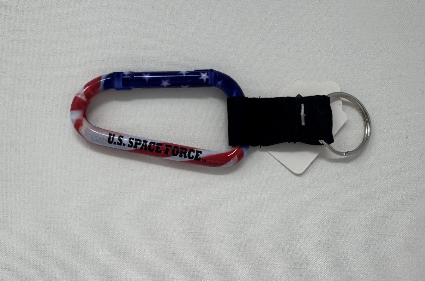US Space Force Flag Carabiner Key Ring