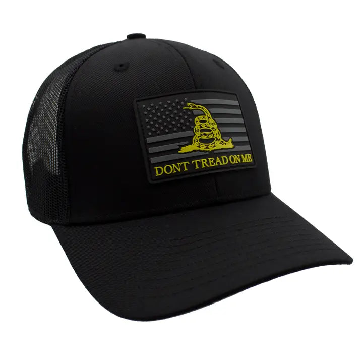 Don't Thread On Me Flag Patch Hat Black