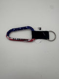 US Air Force Flag Carabiner Key Ring