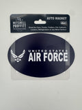 Oval US Air Force Blue Auto Magnet