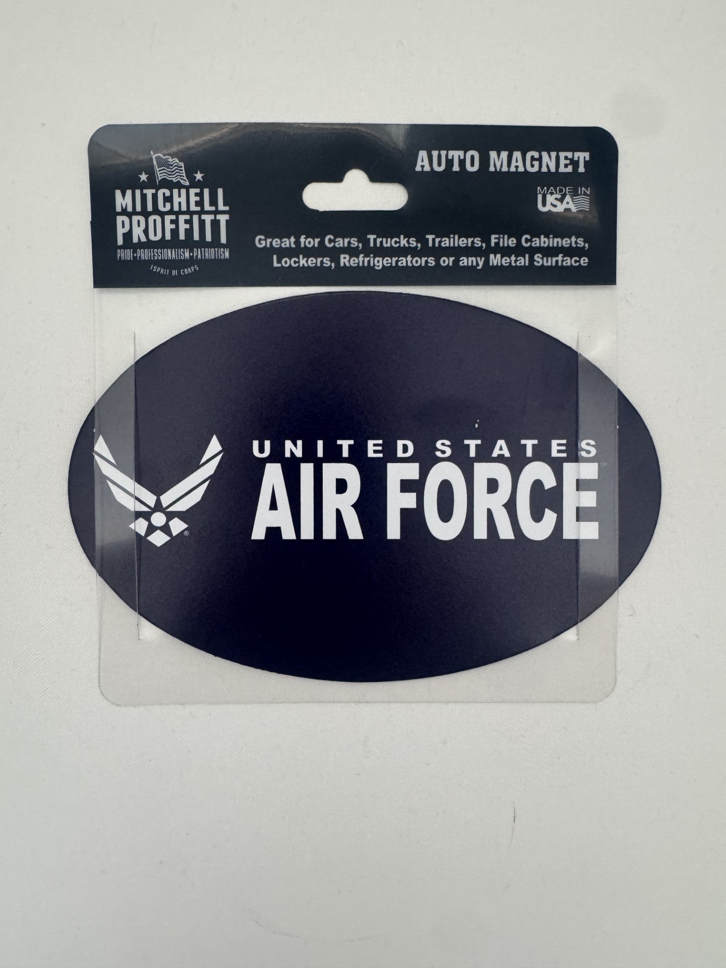 Oval US Air Force Blue Auto Magnet