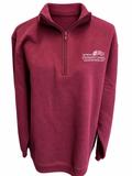 Quarter Zip Maroon with VOC Logo
