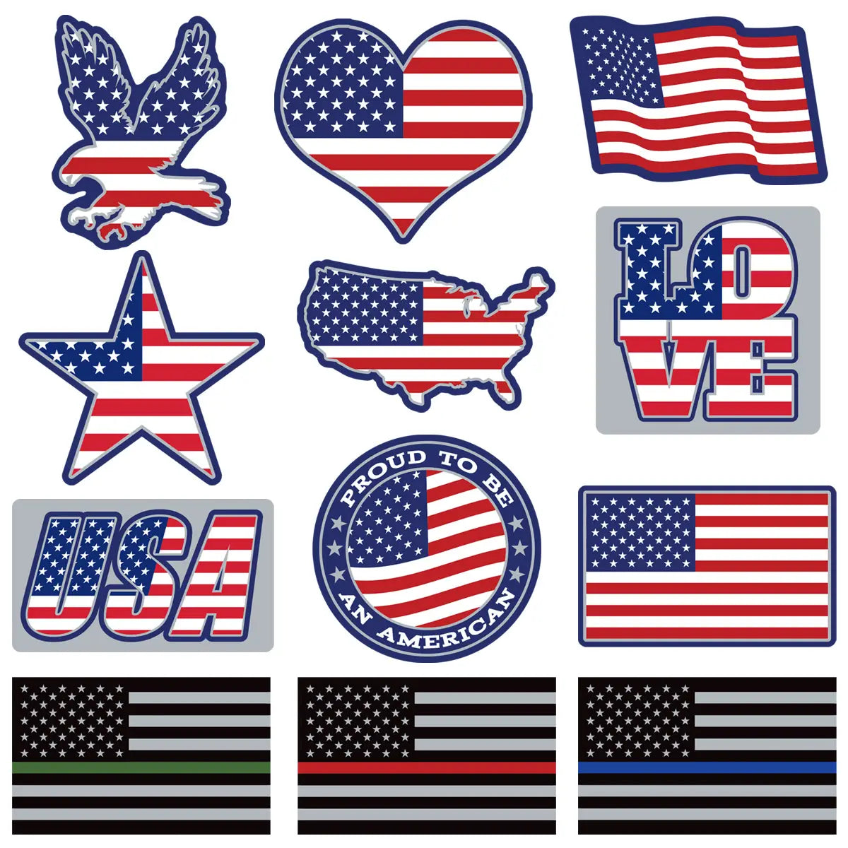 Patriotic Stickers