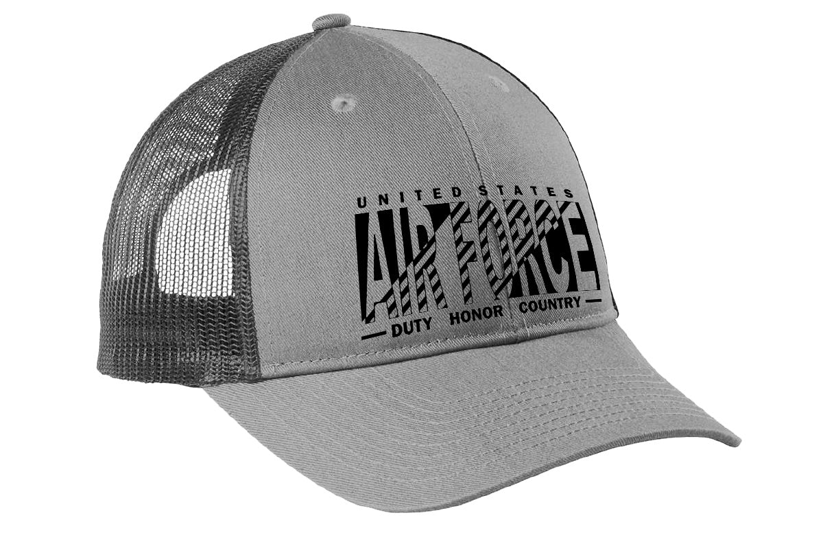 Air Force Duty Honor Country on GREY Cap