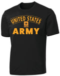 Army Design Black Performance T-Shirt(SM)