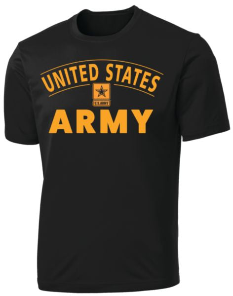 Army Design Black Performance T-Shirt(SM)