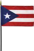 Puerto Rico Endura-Gloss Stick Flag 4x6"