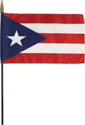 Puerto Rico Endura- Poly Stick Flag 8x12