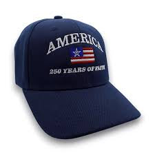 American250th Years of Faith hat Navy Blue