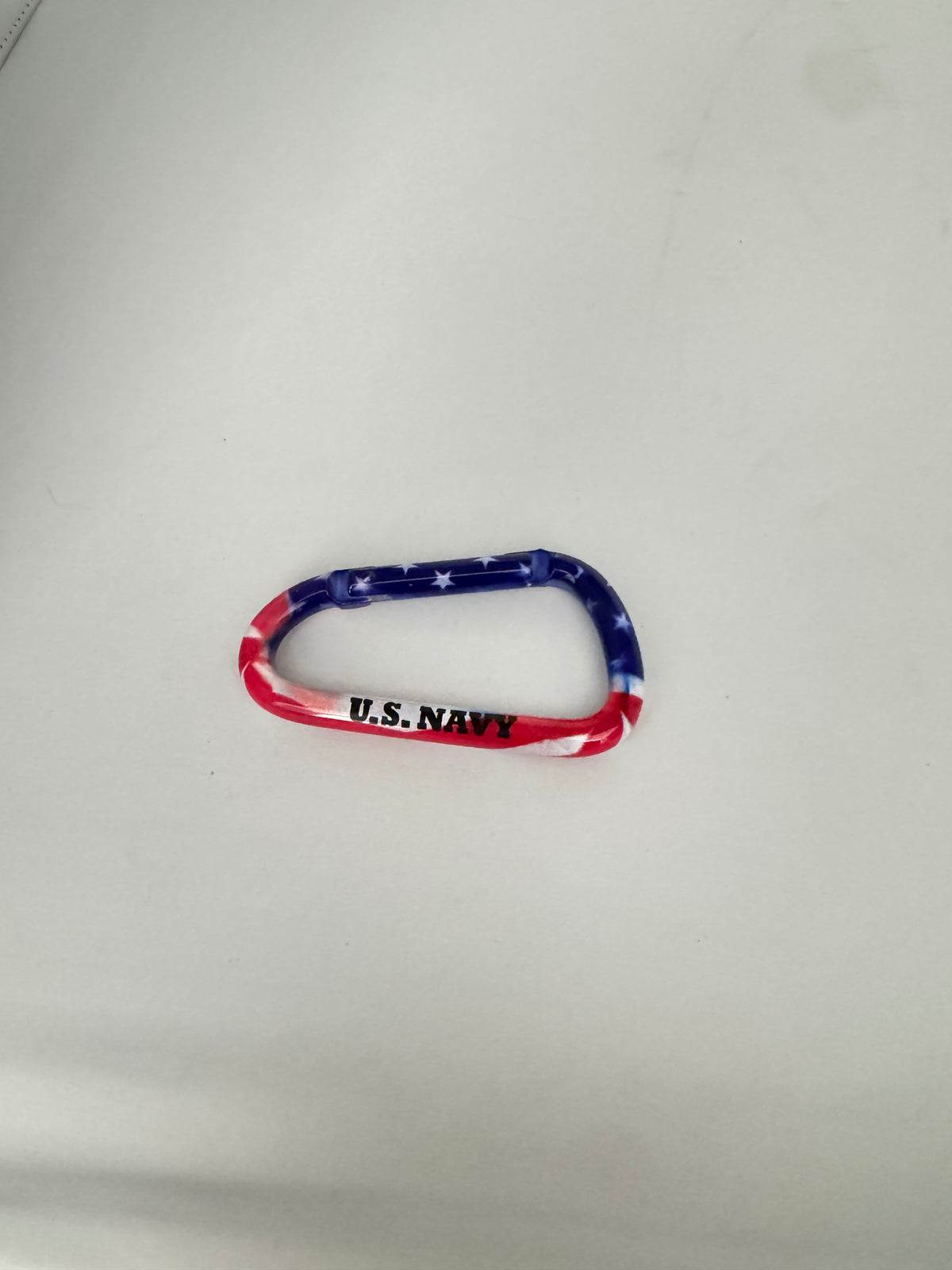 US Navy Flag Carabiner Key Ring