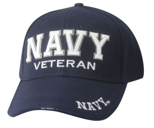 Navy Veteran 3-D Foam Shadow Cap