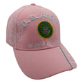 US Army Women Veteran Emblem with V CAP-Pink