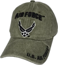 Air Force OD Cap with Adjustable Hat