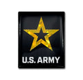 Army Star 3D Domed Sticker
