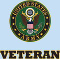 Army Veteran Decal 3.75"x 3.5"
