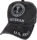 U.S. Army Veteran Black Ball Cap
