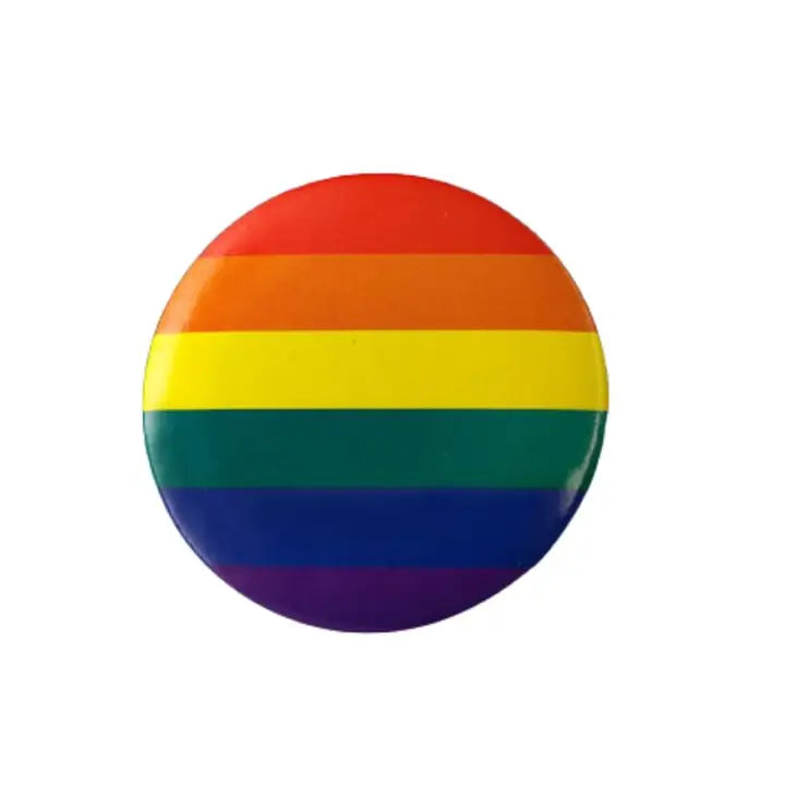 Rainbow Striped Button Pins
