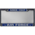 Air Force 1947 Chrome License Plate