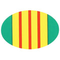 Vietnam Veteran Ribbon 3x2" Oval Decal
