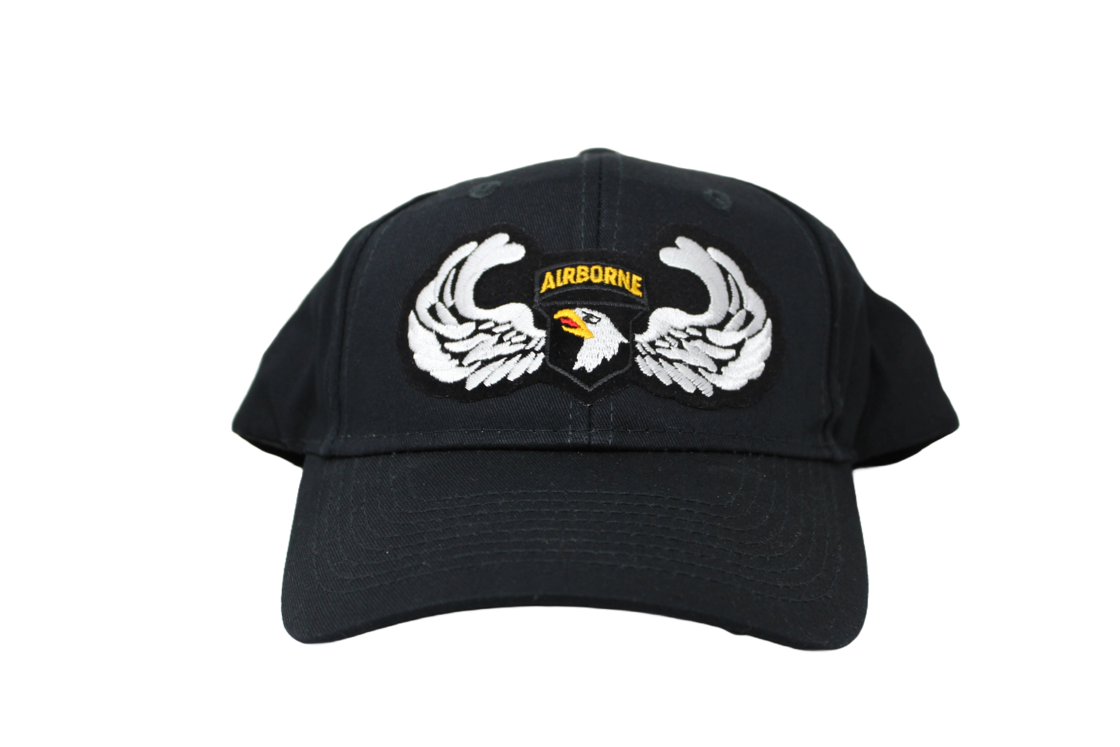 101st Airborne Shield w/wings patch ball cap