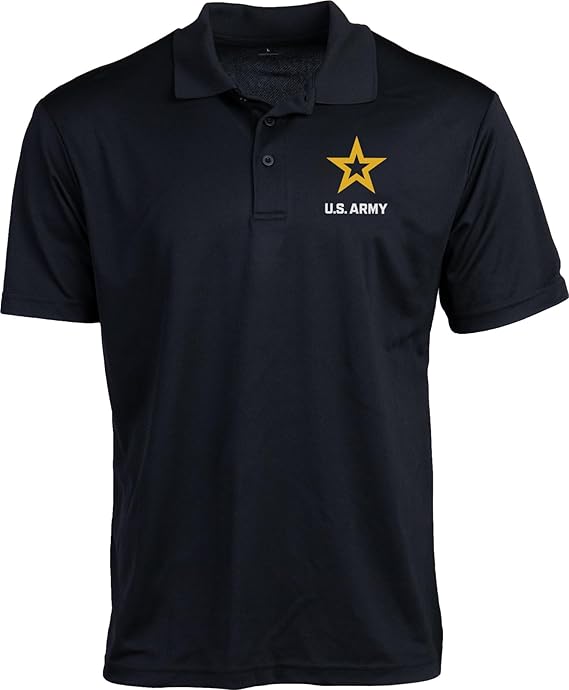 Polo - Black US Army