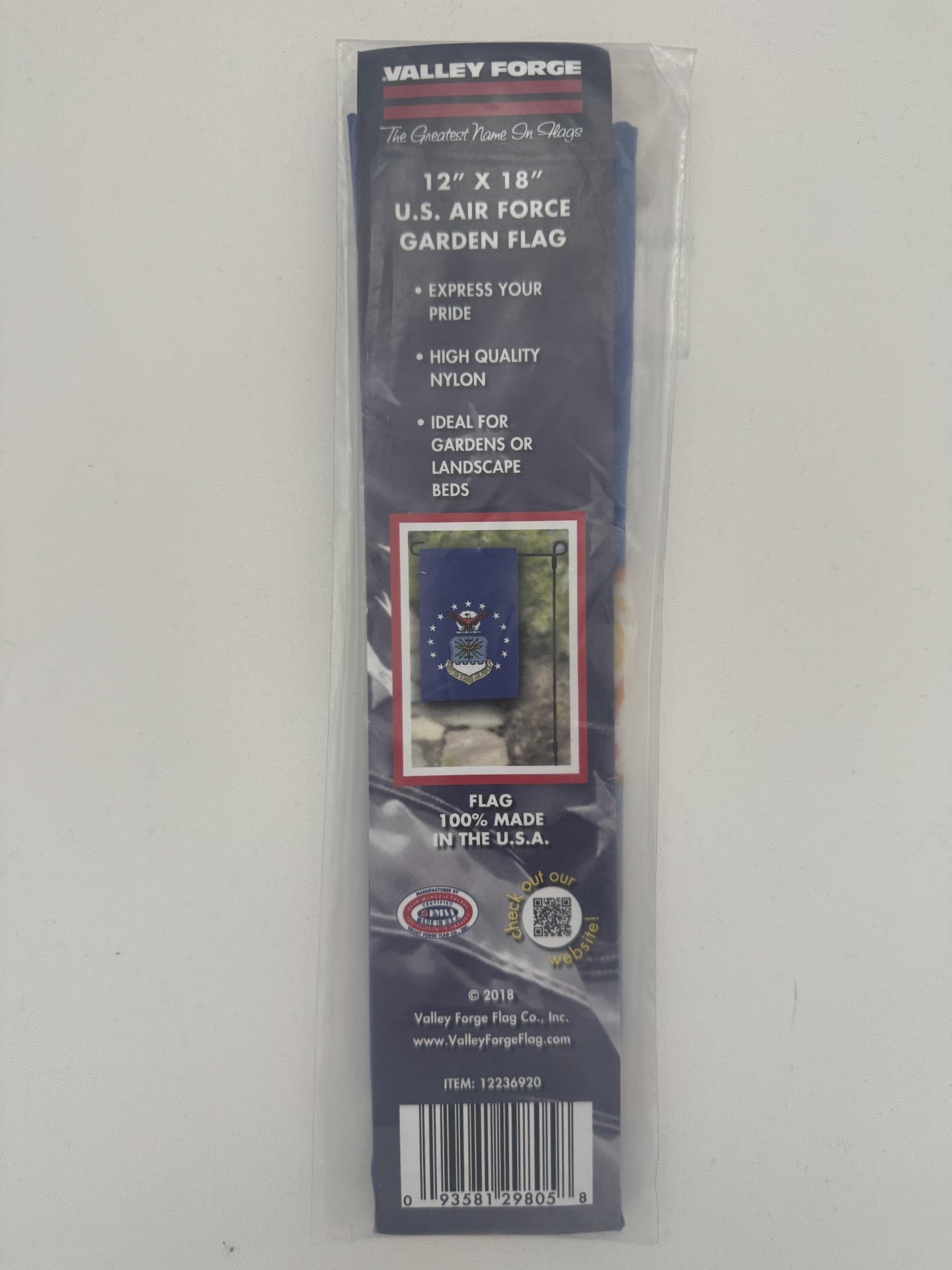 Air force 12"x18" Nylon Garden Flag