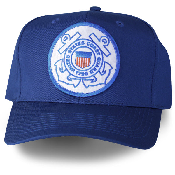 Coast Guard Baseball Cap w/ Patch Royal Blue