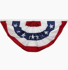 Pleated Fan Bunting 18x36