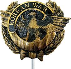 Korean Eagle Themoplastic Memorial Marker