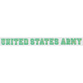United States Army 17.5"x1.75" Outside Window Strip