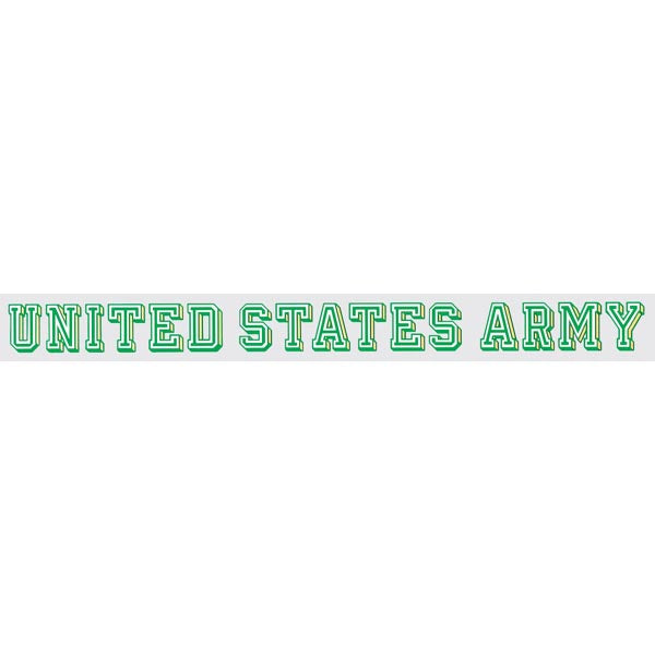 United States Army 17.5"x1.75" Outside Window Strip