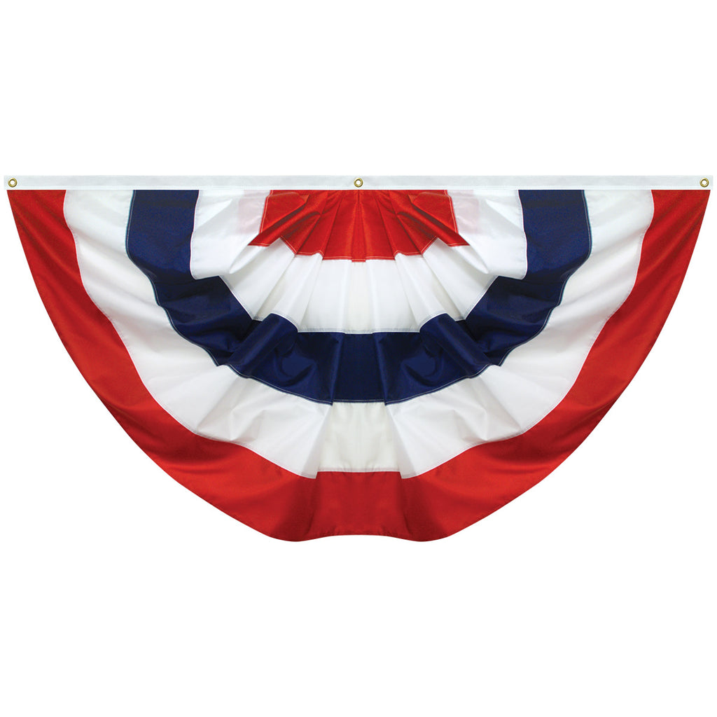Nylon Pleated Fans (Fully Sewn, No Stars)
