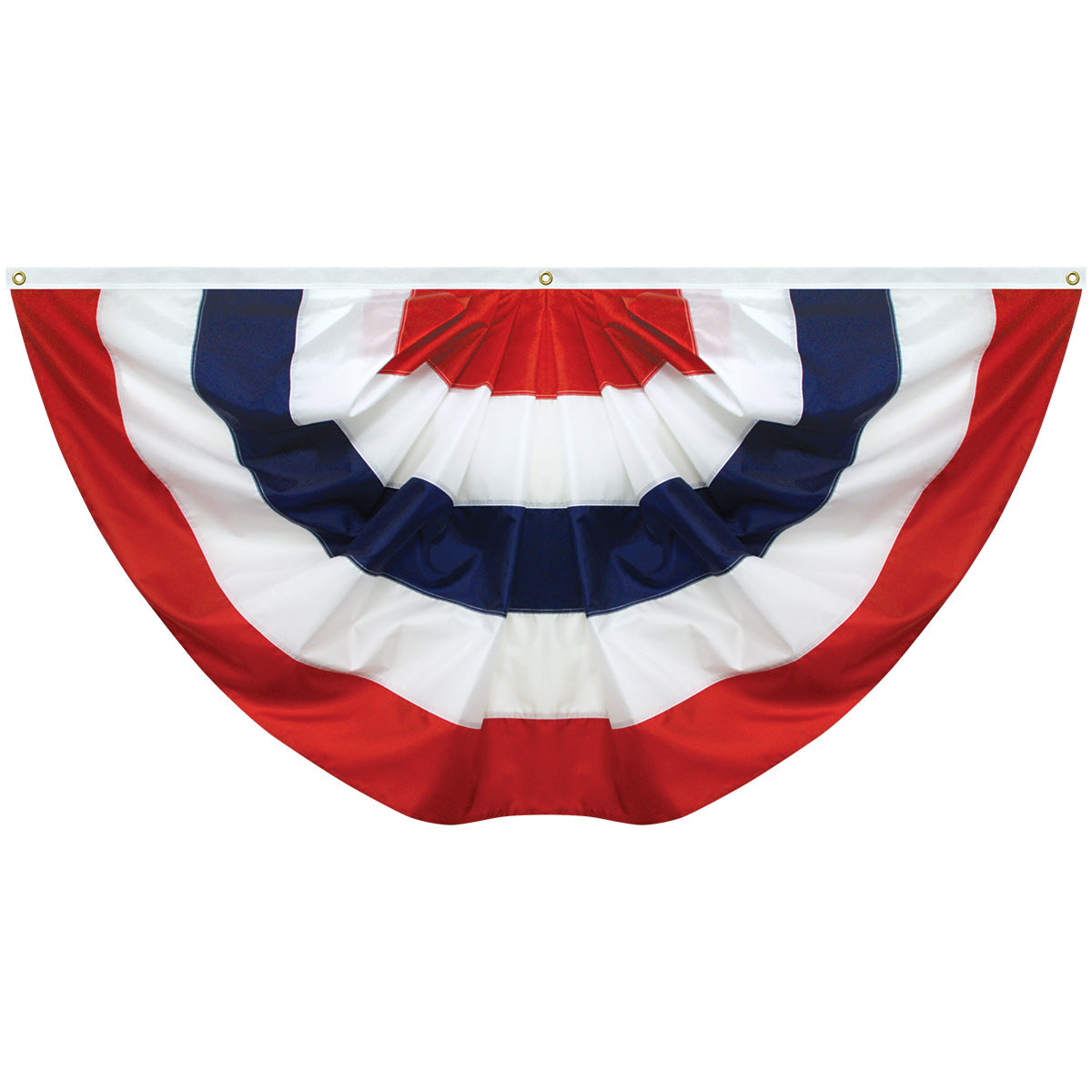 Nylon Pleated Fans (Fully Sewn, No Stars)
