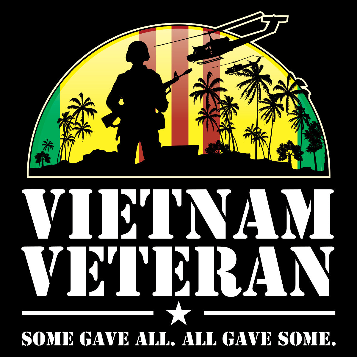Sticker - Vietnam Veteran Some Gave All,  All Gave Some 4x6"
