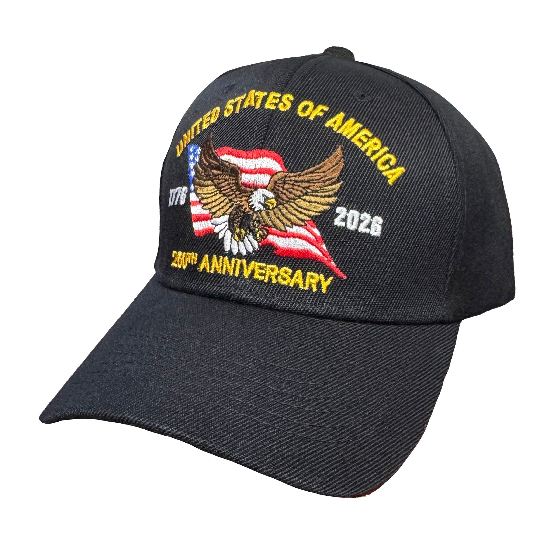250th  Anniversary Black Ball Cap