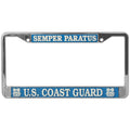 Semper Paratus Coast Guard Licence Plate Frame