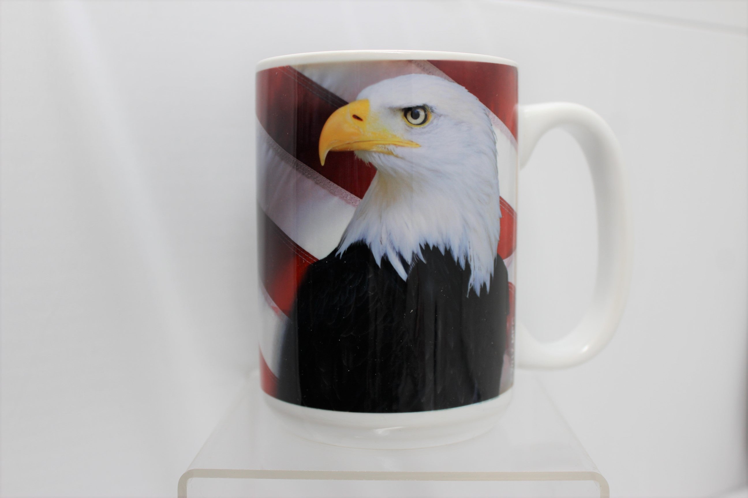 American Flag with Eagle 15 oz Mug