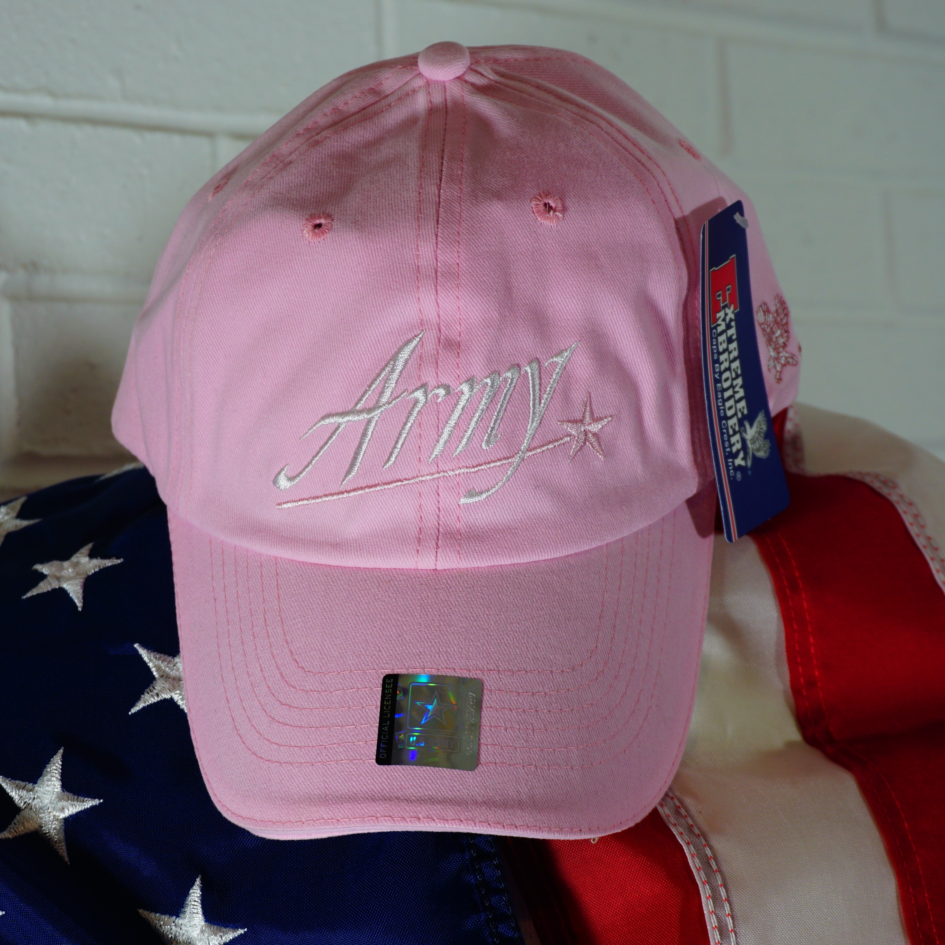 Army Baseball Cap (Pink)