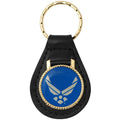 U.S. Air Force Hap Arnold Wings on Leather Key Fob