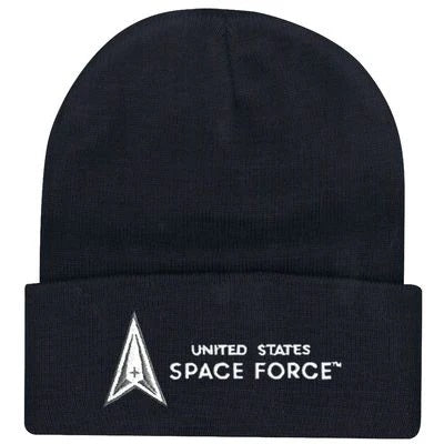 Black Space Force Watch Cap