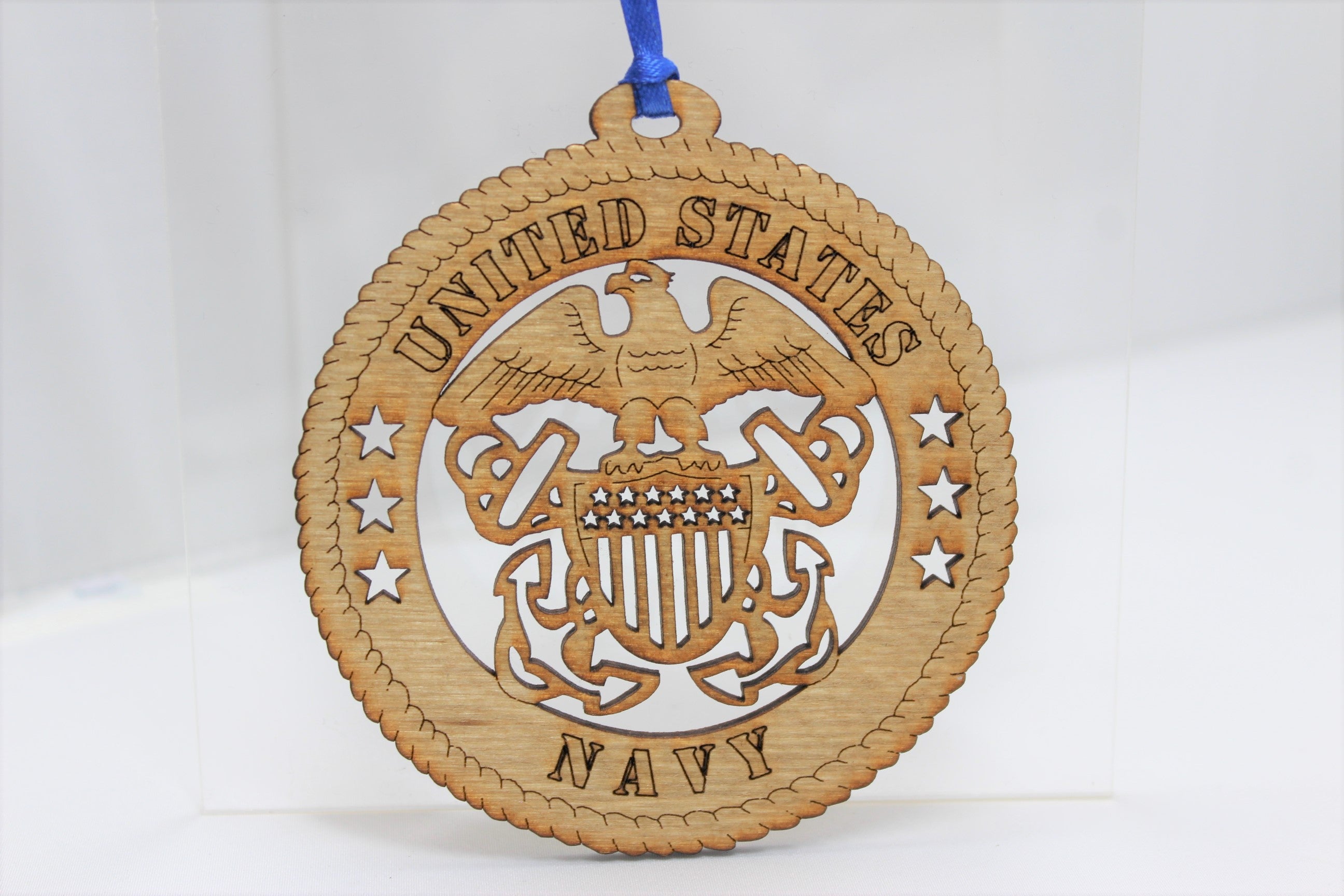 Navy Ornament