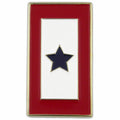 Blue Star Service on 7/8" Lapel Pin