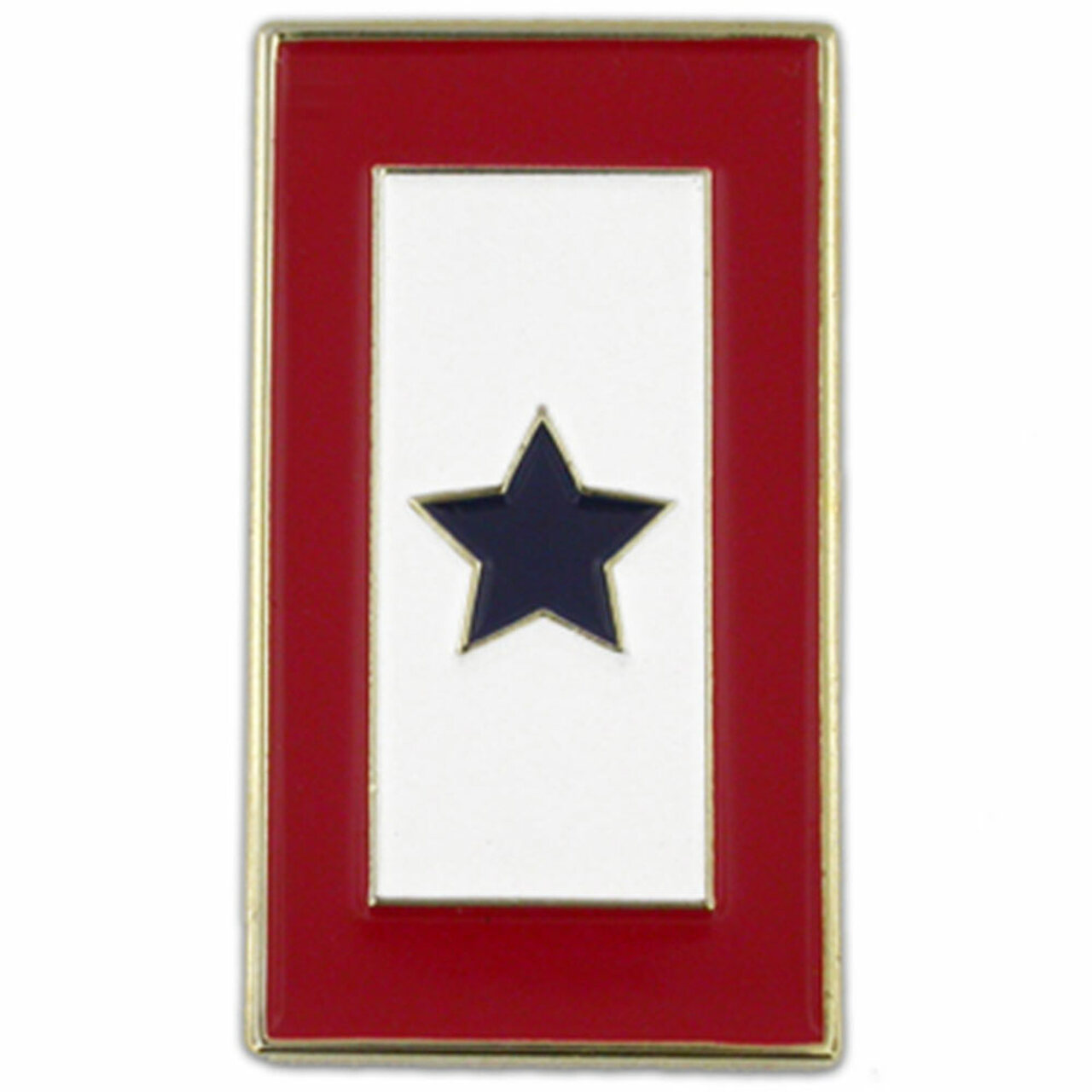 Blue Star Service on 7/8" Lapel Pin