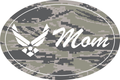 Oval Air Force mom auto magnet
