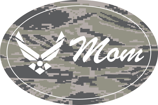 Oval Air Force mom auto magnet