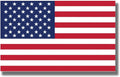 American Flag 4x6" Die Cut Magnet
